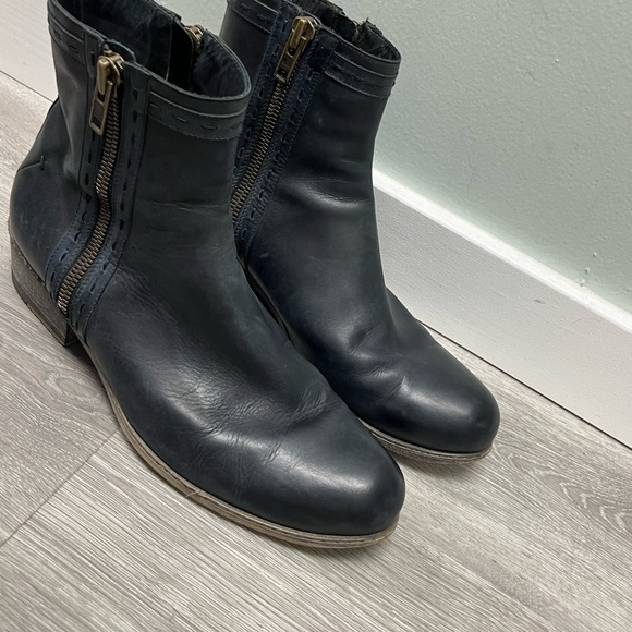 Costume National 40mm Double Zip Boot. Size US 8.5 DESIGNER 6 - Picture 12 of 16